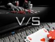 poker online vs live