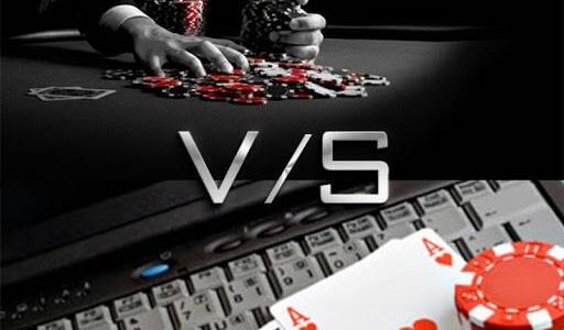 poker online vs live